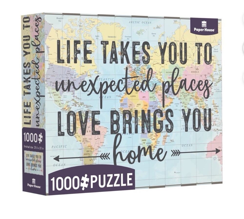 Paper House Productions Love Brings You Home 1000 Piece Jigsaw Puzzle